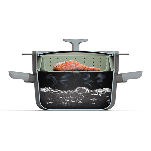 Insert cuiseur vapeur et passoire Balance 24 cm  Berghoff - Mathon - 3