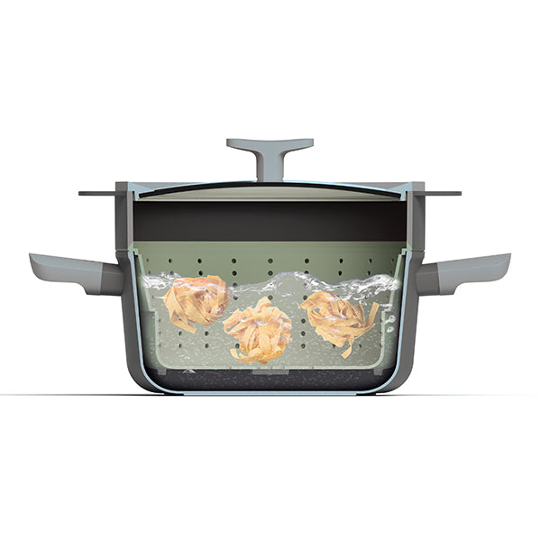 Insert cuiseur vapeur et passoire Balance 24 cm  Berghoff - Mathon - 4