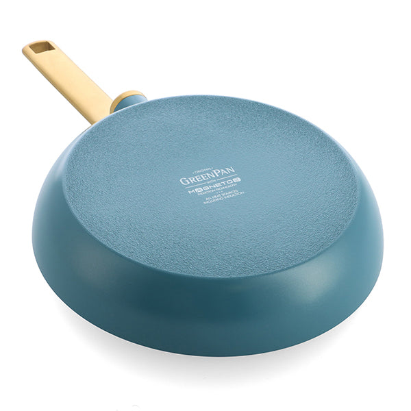 Poêle aluminium antiadhésive bleu 28 cm Evolution Green pan - Mathon - 3