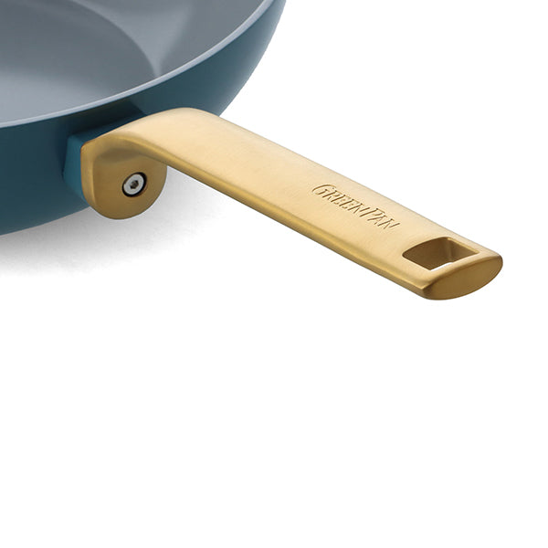 Wok aluminium antiadhésif bleu 28 cm Evolution Green pan - Mathon - 4