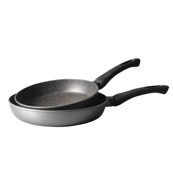 Lot 2 Poêles avec revêtement Dur comme la pierre 20 et 24 cm Mathon - Mathon
