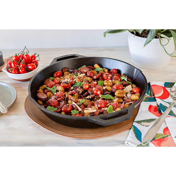 Poêle grill ronde en fonte naturelle 26 cm  Lodge - Mathon - 5