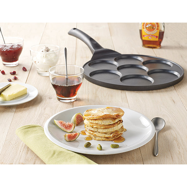 Lot de 2 poêles 7 mini blinis et 4 pancakes antiadhérentes à induction Mathon - Mathon - 4