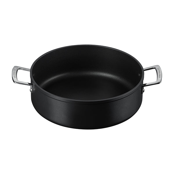 Sauteuse rondeau anti-adhérente Les Forgées 28 cm et couvercle en verre Le Creuset - Mathon - 2
