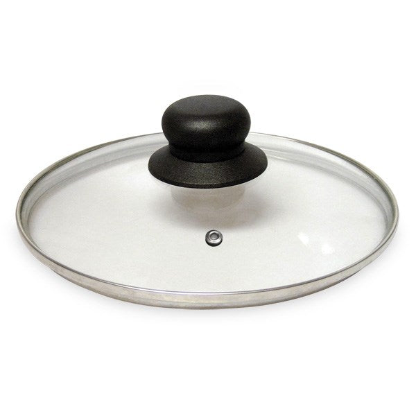 Couvercle en verre cerclé inox 18 cm Baumalu - Mathon