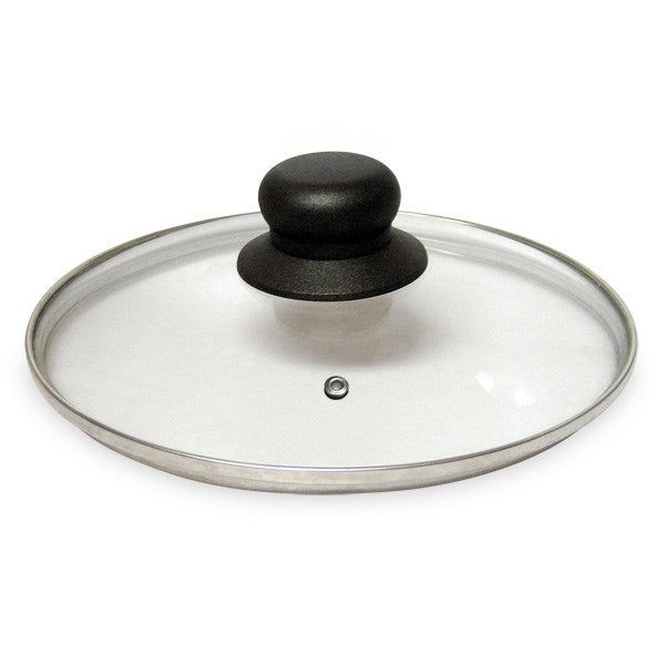 Couvercle en verre cerclé inox 24 cm Baumalu - Mathon
