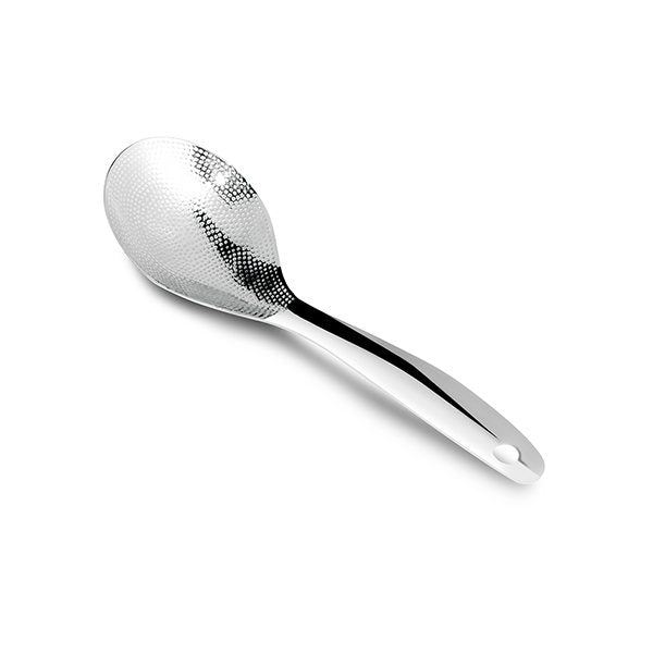 Cuillère à riz martelée en inox I Genietti - Mathon - 2
