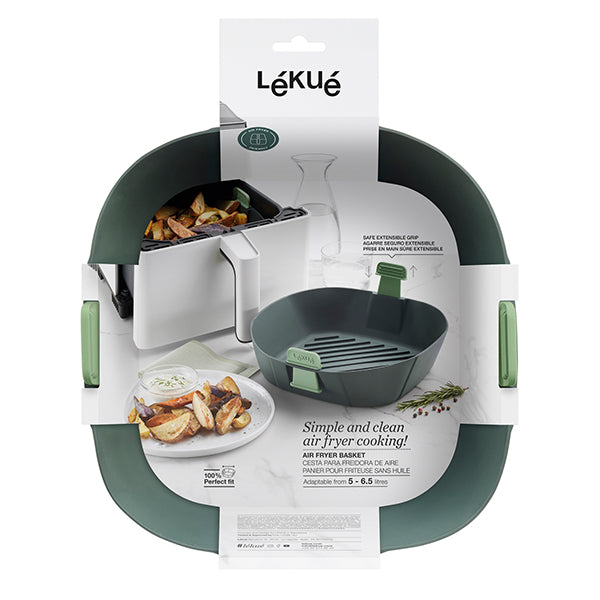 Panier carré en silicone pour friteuse à air chaud XL Lékué - Mathon - 4