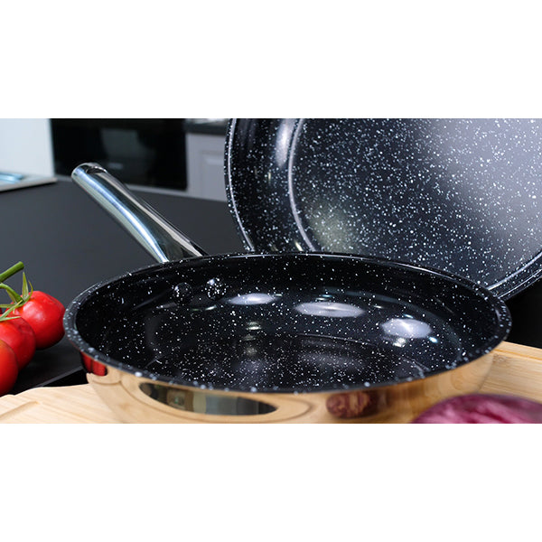 Poêle inox avec revêtement céramique 24 cm  Kitchenpro - Mathon - 4