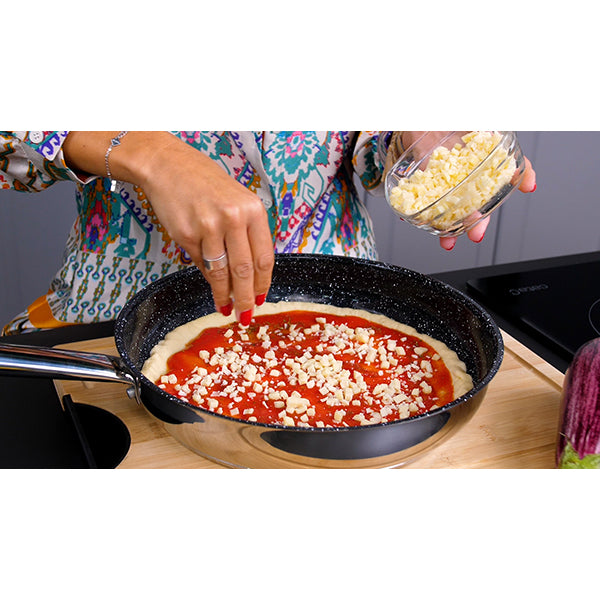 Poêle inox avec revêtement céramique 28 cm Kitchenpro - Mathon - 3