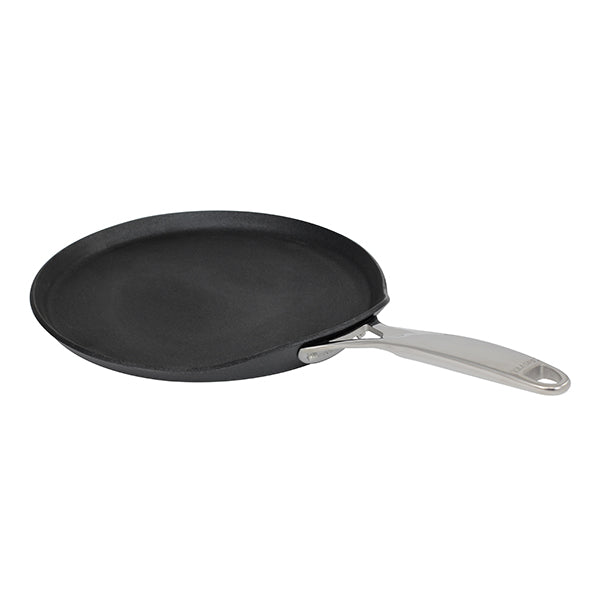 Poêle à crêpes aluminium avec revêtement céramique Castel’Pro Ultralu 24 cm Cristel - Mathon - 1