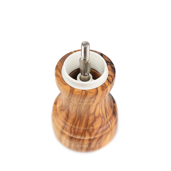 Duo moulin à sel et poivre manuel en bois d’olivier Bistro 10 cm Peugeot - Mathon - 5