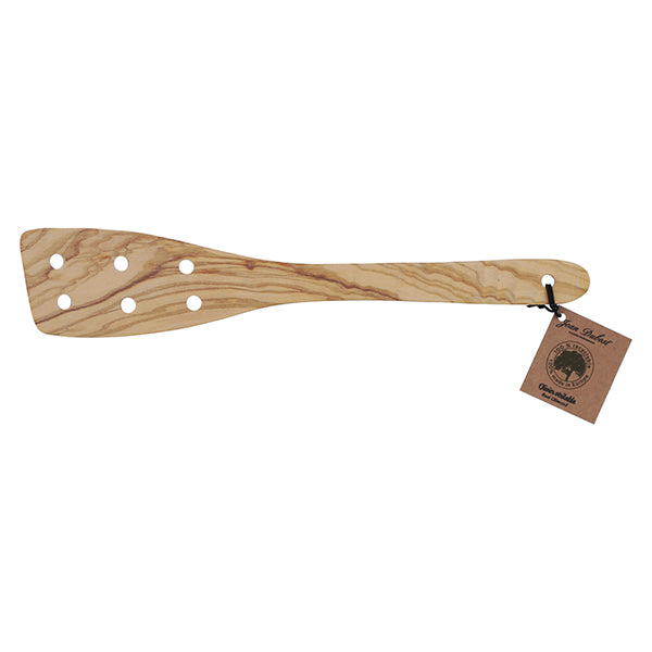 Spatule galbée trouée en bois d’olivier 30 cm Jean Dubost - Mathon