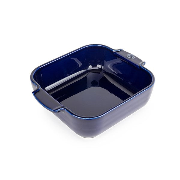 Plat à four céramique Appolia carré bleu 21 cm Peugeot - Mathon - 1