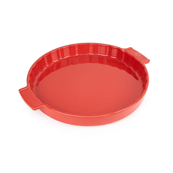 Moule à tarte céramique Appolia rouge 30 cm Peugeot - Mathon - 1