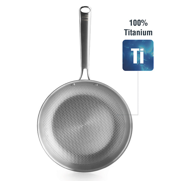 Lot 3 poêles Titanium 20, 24 et 28 cm Lacor - Mathon - 4