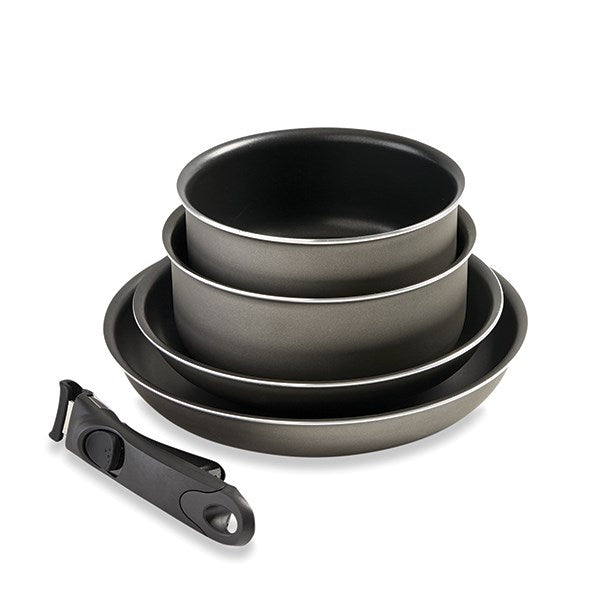 Set 2 poêles et 2 casseroles anti-adhésives Délice et manche amovible Mathon - Mathon - 4