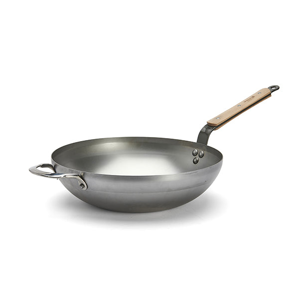 Wok acier Minéral B Bois 32 cm De Buyer - Mathon - 1