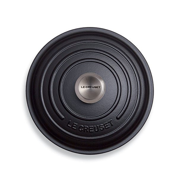 Cocotte fonte rond 24 cm noir Le Creuset - Mathon - 2