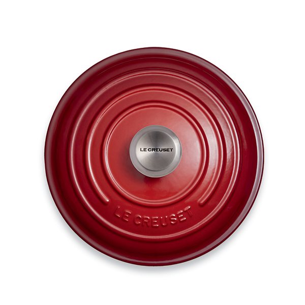 Cocotte fonte rond 24 cm cerise Le Creuset - Mathon - 2