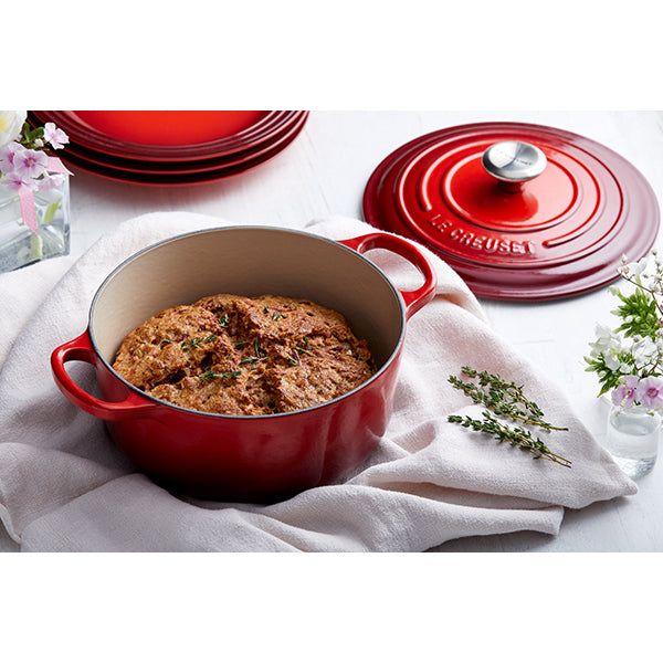 Cocotte fonte rond 24 cm cerise Le Creuset - Mathon - 6