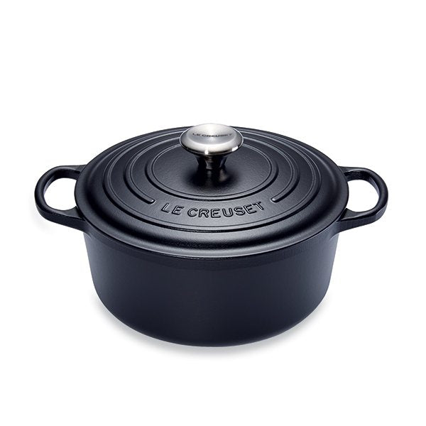 Cocotte fonte rond 26 cm noir Le Creuset - Mathon - 1