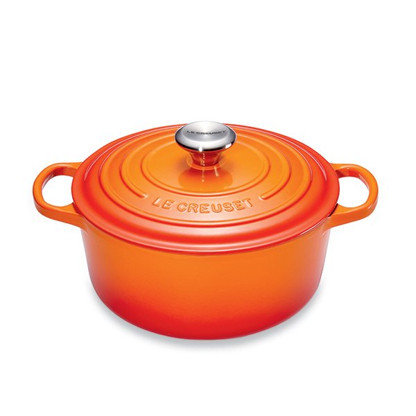 Cocotte fonte rond 26 cm volcanique Le Creuset - Mathon - 1