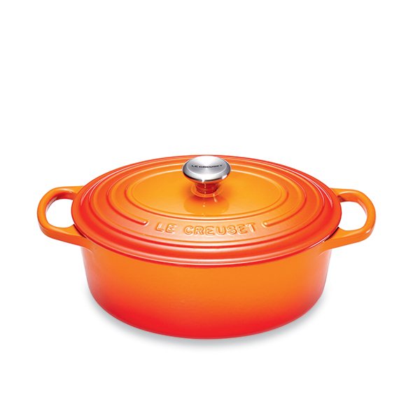 Cocotte fonte ovale volcanique 29 cm Le Creuset - Mathon - 1