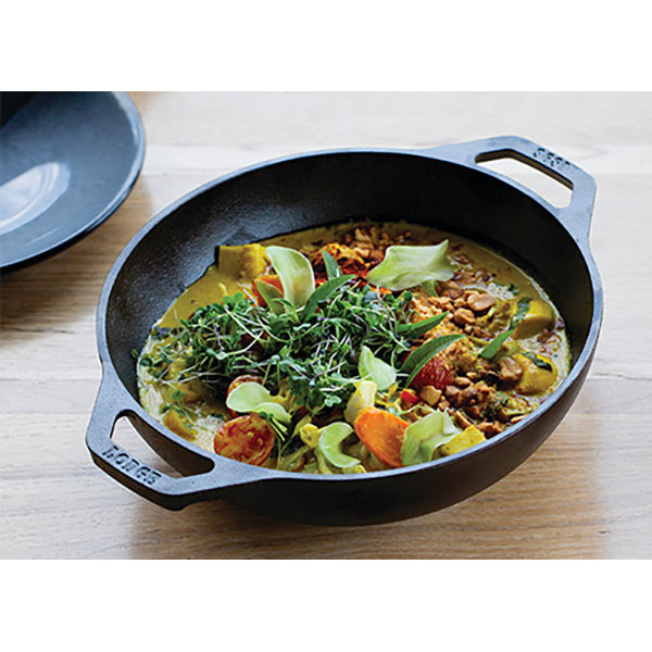 Wok en fonte naturelle 23 cm Lodge - Mathon - 4