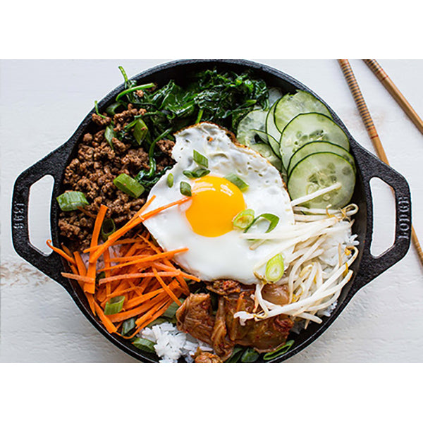 Wok en fonte naturelle 23 cm Lodge - Mathon - 3