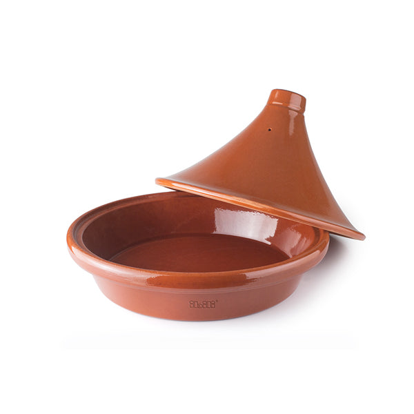 Tajine argile émaillée 32 cm marron  Ibili - Mathon - 2