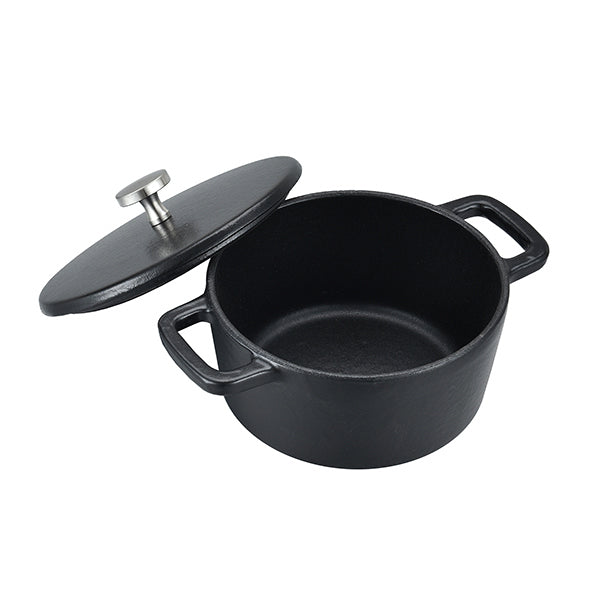 Lot de 2 mini cocottes rondes 10 cm Baumalu - Mathon - 2