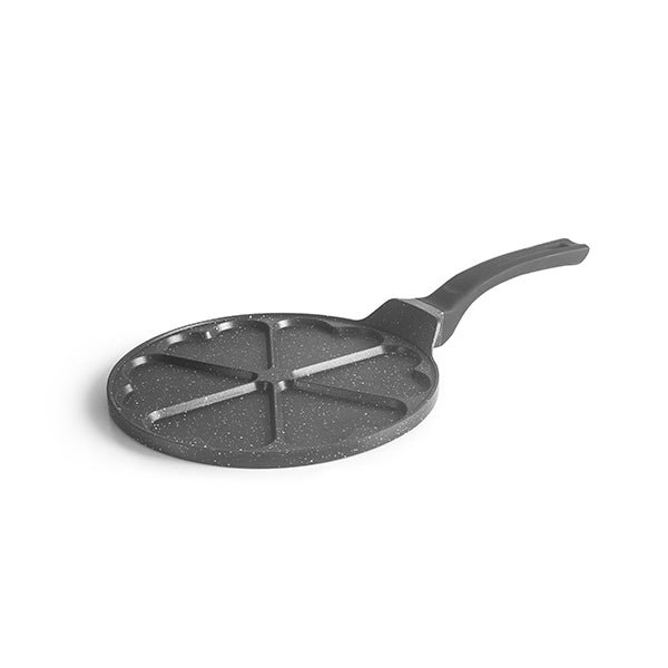 Poêle 6 mini crêpes en cœur 28 cm  Ibili - Mathon - 1