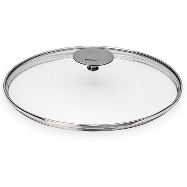 Couvercle en verre bombé Platine 24 cm Cristel - Mathon - 1