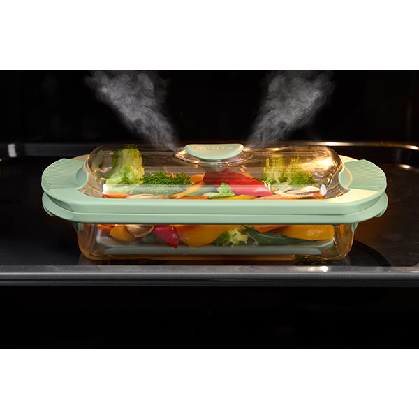 Cuiseur vapeur en verre avec étage intérieur Lékué - Mathon - 5