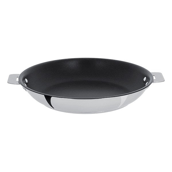 Poêle inox antiadhérente Casteline sans manche 30 cm Cristel - Mathon - 1