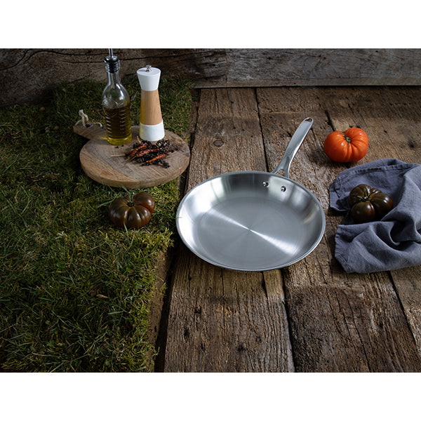 Lot 3 poêles sautoir tout inox Castel