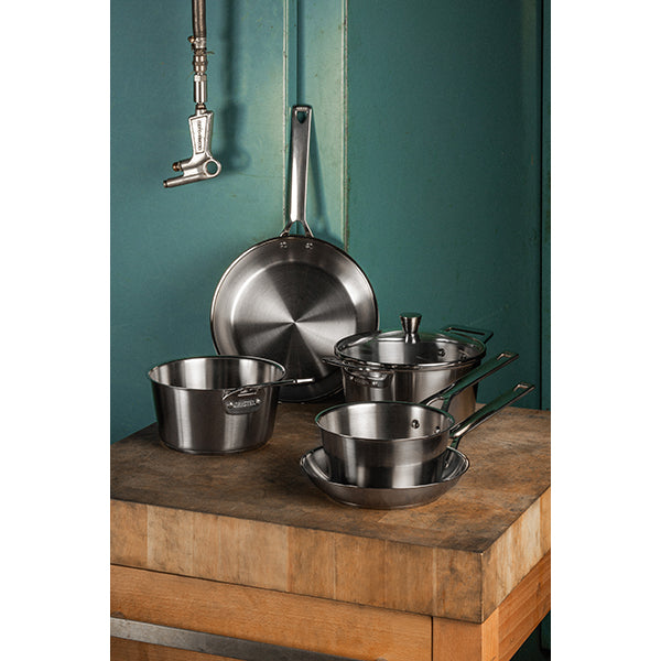 Lot 3 poêles tout inox 1826 20, 24 et 28 cm Cristel - Mathon - 5
