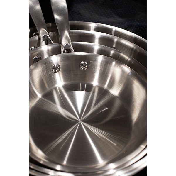 Poêle tout inox Triply 28 cm Menastyl - Mathon - 3