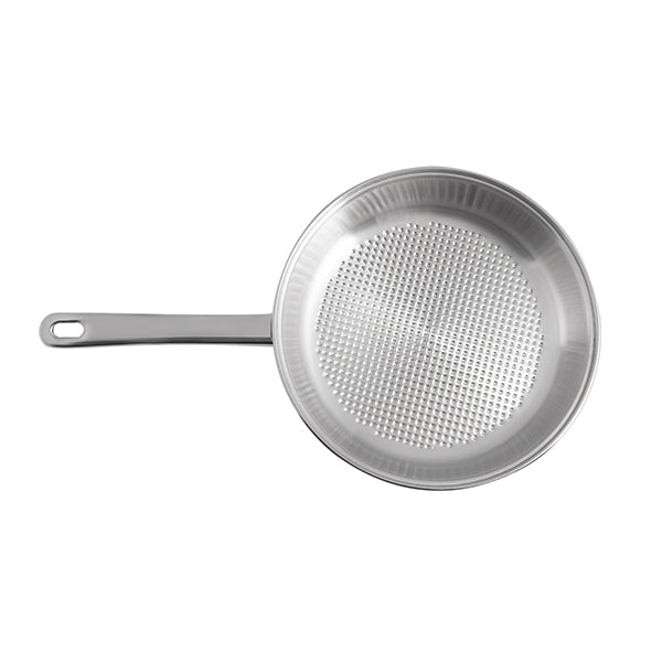 Lot 3 poêles tout inox avec fond grill 20, 24 et 28 cm Artame - Mathon - 4