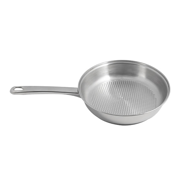 Poêle tout inox avec fond grill 28 cm Artame - Mathon - 1