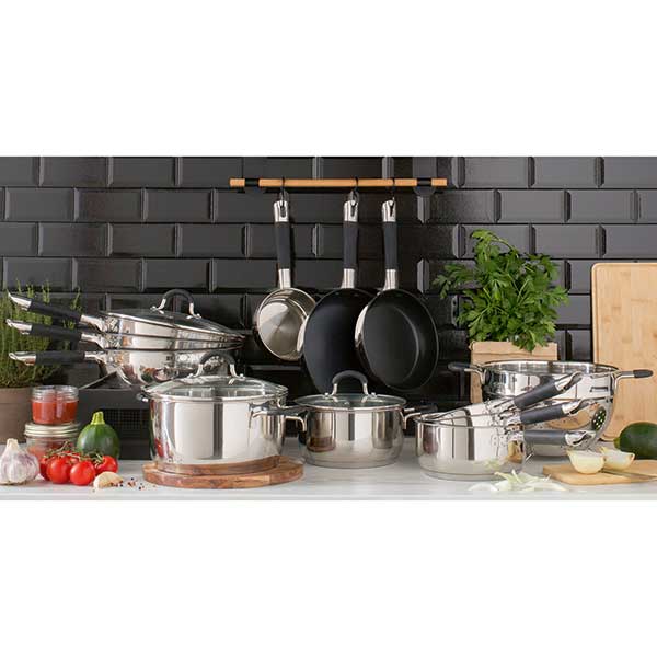 Poêle antiadhésive inox Rapid Cook 24 cm Mathon - Mathon - 3