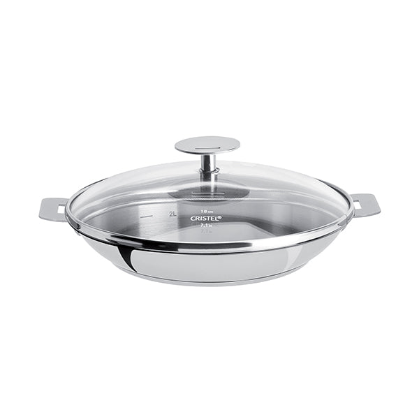 Poêle tout inox Mutine sans manche 24 cm Cristel - Mathon - 4