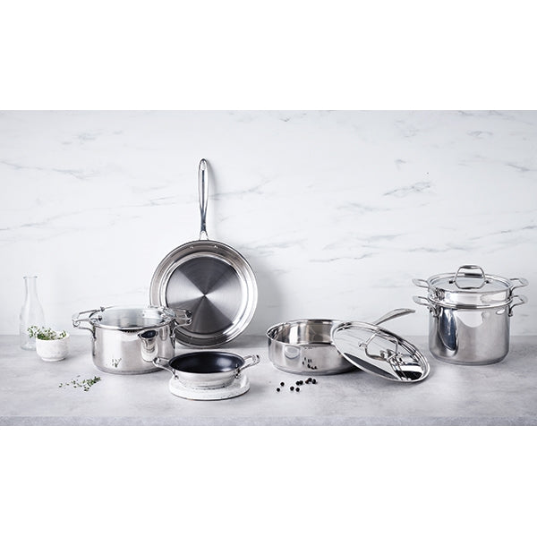 Sauteuse tout inox Chef 24 cm et couvercle Beka - Mathon - 2