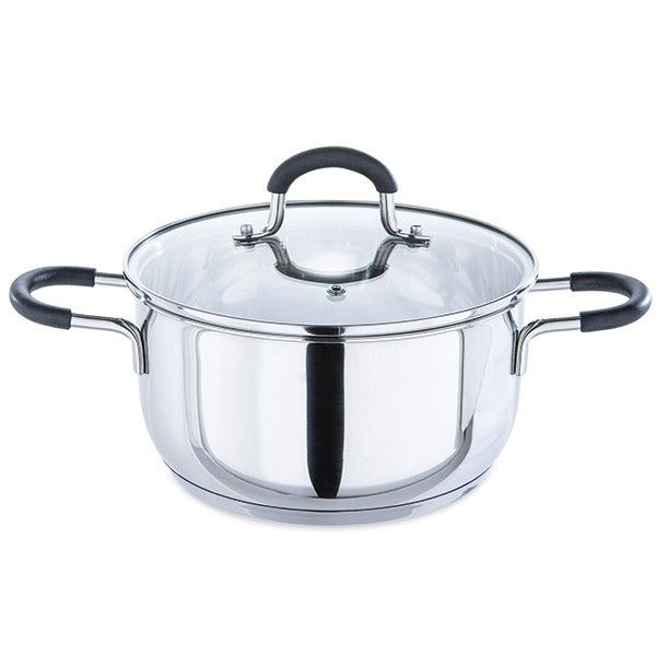 Faitout inox Rapid Cook avec couvercle 20 cm 3,1 L Mathon - Mathon - 1