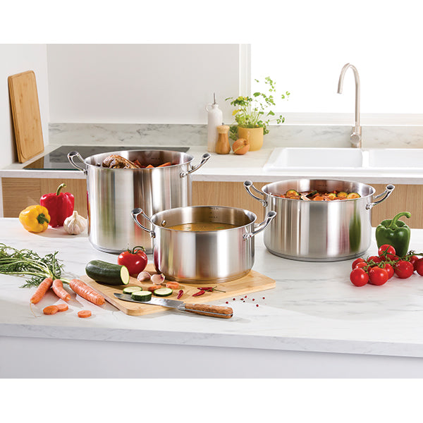 Lot 2 faitouts inox Excell’Inox 24 et 28 cm Mathon - Mathon - 2