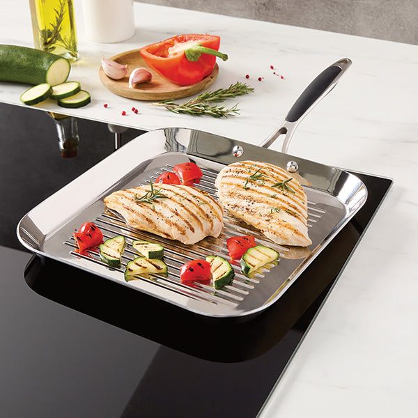 Grill carré tout inox Excell