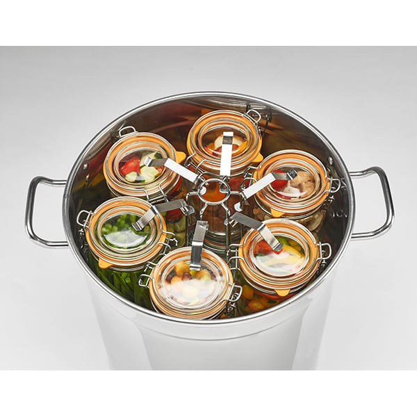 Lot bouilleur en inox 12 bocaux 37 L Guillouard et thermomètre digital à déclenchement automatique avec tige inox 25 cm Nogent - Mathon - 4