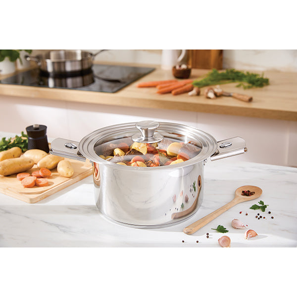 Faitout tout inox Clips’Inox sans manche 24 cm 5,9 L Mathon - Mathon - 3