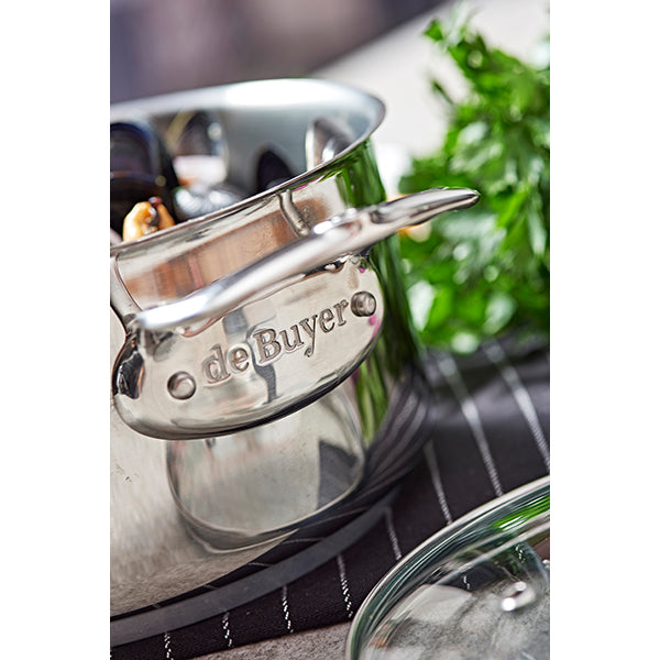 Faitout inox Milady avec couvercle en verre 24 cm 5,4 L De Buyer - Mathon - 4